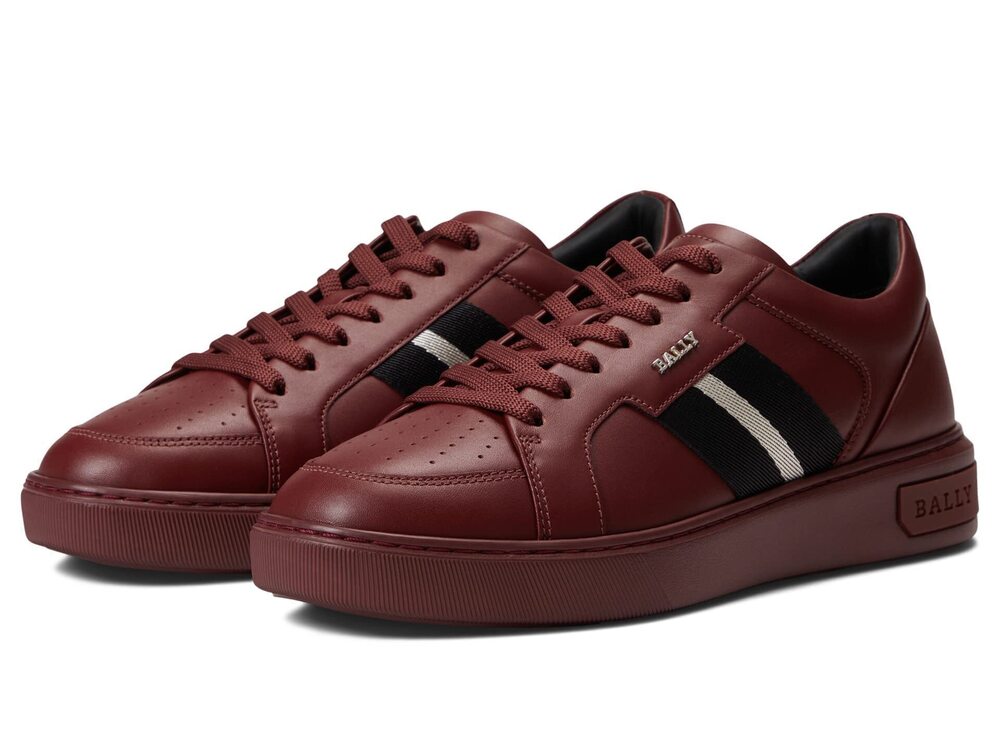 BALLY MOONY SNEAKER HERITAGE RED 7.5 UK (US MEN'S 8.5) D (M)
